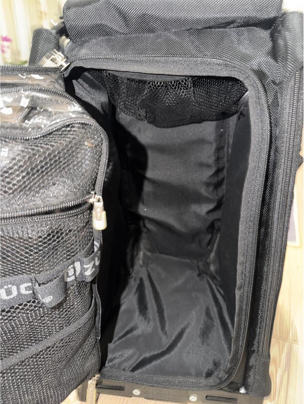 ZÜCA Black Rolling Carry-On Travel Bag with Telescoping Handle - Picture 5 of 6